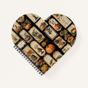 Halloween Schraper Labels Herfst Notitieboek