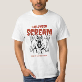Halloween Schreeuw wit T-shirt