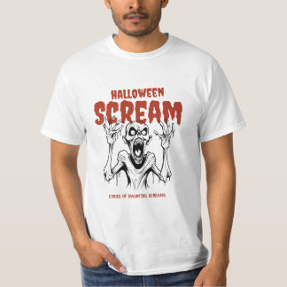 Halloween Schreeuw wit T-shirt