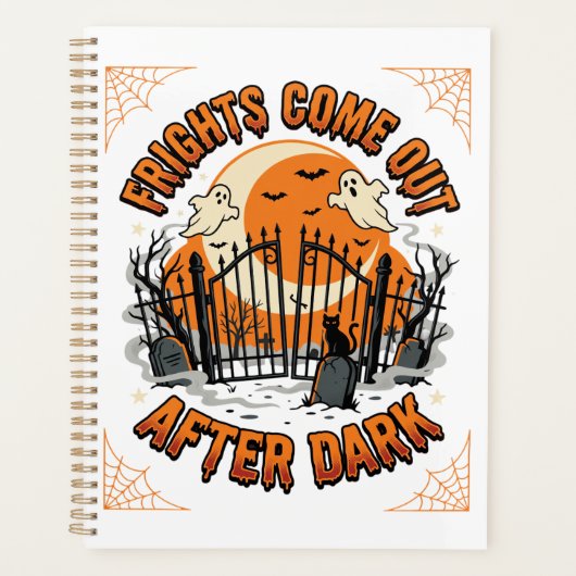 Halloween-schrik na zonsondergang planner (Voorkant)