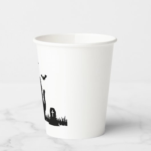 Halloween Schwarze Katze Pappbecher Papieren Bekers (Links)