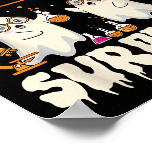 Halloween Science Ghost Teacher The Element Of Sur Poster (Hoek)
