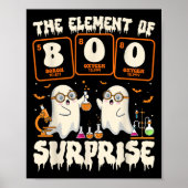 Halloween Science Ghost Teacher The Element Of Sur Poster (Voorkant)