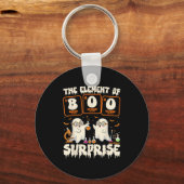Halloween Science Ghost Teacher The Element Of Sur Sleutelhanger (Voorkant)