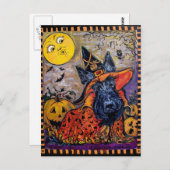Halloween Scottie Briefkaart (Voorkant / Achterkant)