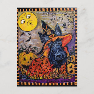 Halloween Scottie Briefkaart