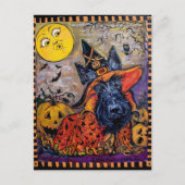 Halloween Scottie Briefkaart (Voorkant)