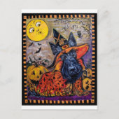 Halloween Scottish Terrier Briefkaart (Voorkant)