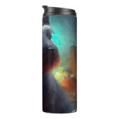 Halloween Scottish Terrier met pomkins Scary Thermosbeker (Geroteerd rechts)