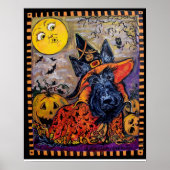 Halloween Scottish Terrier Poster (Voorkant)