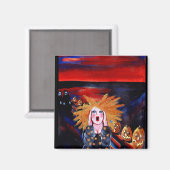 Halloween Scream Diva Magnet (Voorkant / Achterkant)