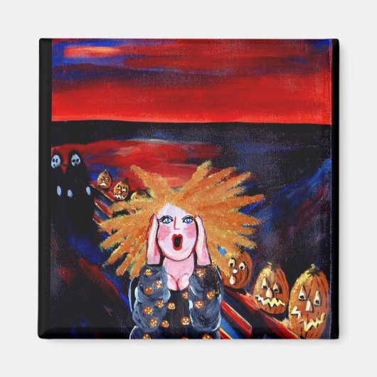 Halloween Scream Diva Magnet (Voorkant)