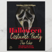Halloween Scream Horror Costume Party Event Flyer (Voorkant)