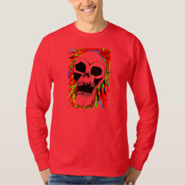 HALLOWEEN SCREAMING SKULL shirt