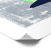 Halloween screcrow met vleermuizen en kippen poster (Hoek)