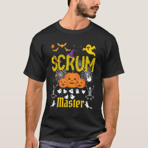 Halloween Scrum Master certificering T-shirt