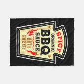 Halloween Scy Bbq Sauce Funny Food Costume Men Wom Fleece Deken (Voorkant (Horizontaal))