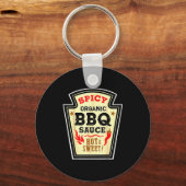 Halloween Scy Bbq Sauce Funny Food Costume Men Wom Sleutelhanger (Voorkant)