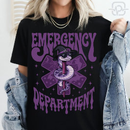 Halloween SE-verpleegster Heks Slang Ster van Leve T-shirt