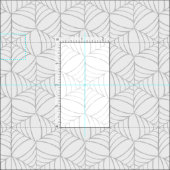 Halloween Seamless Cobwebs Geometric Pattern Funny Stof (Delen)