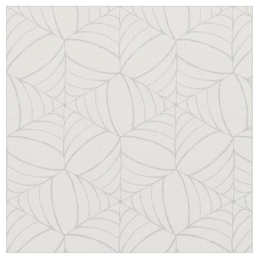 Halloween Seamless Cobwebs Geometric Pattern Funny Stof (Close Up)