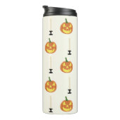 Halloween seamless pattern with pumpkins and candl thermosbeker (Geroteerd rechts)