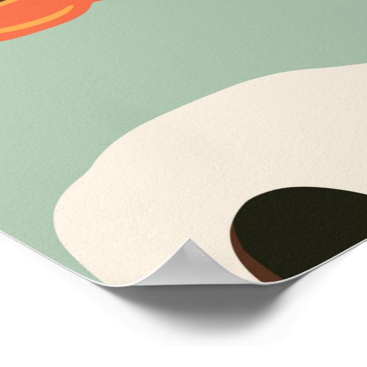 Halloween seamless pattern with ravens, skulls and poster (Hoek)