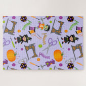 Halloween Seamstress Seamress Notions Legpuzzel (Horizontaal)