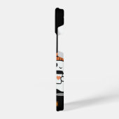 Halloween Season – fantômes cosy café iPhone Hoesje (Linkerkant)