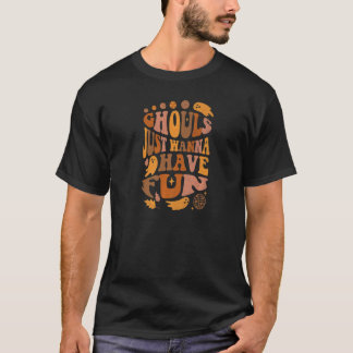 Halloween Season Girls wil gewoon een vlinder hebb T-shirt