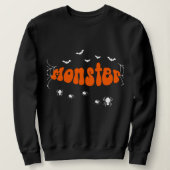 Halloween season sweatshirt, spooky retro season trui (Design voorkant)