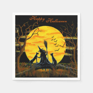 Halloween servetten "Geduld, Halloween Nears"