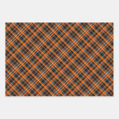 Halloween Set 2: Bat & Two Plaid Patterns Inpakpapier Vel (Voorkant 3)