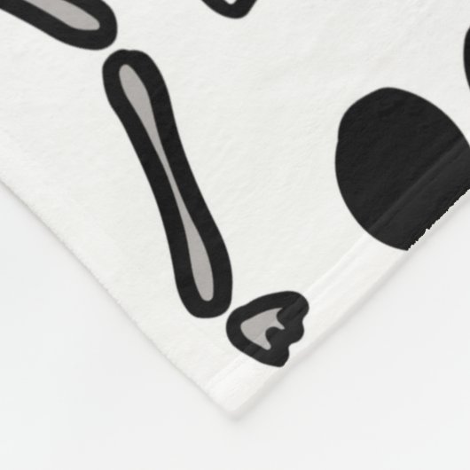 Halloween  set. Cute halloween icon verzamelt Fleece Deken (Hoek)