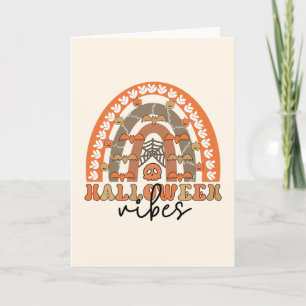 Halloween Sfeer Boho Regenboog Herfst Halloween Kaart