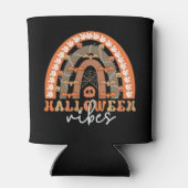 Halloween Sfeer Boho Regenboog Herfst Spooky Blikjeskoeler (Achterkant)
