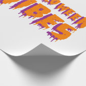 Halloween-sfeer Cadeaupapier (Hoek)