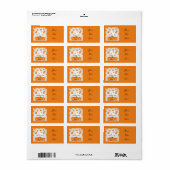 Halloween Sfeer Etiket (Full Sheet)