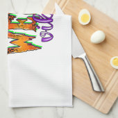 Halloween sfeer theedoek (Quarter Fold)
