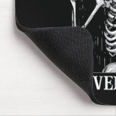 Halloween Shaka Hand Sign Never Better Skeleton Fu Muismat (Hoek)