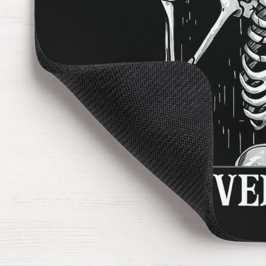 Halloween Shaka Hand Sign Never Better Skeleton Fu Muismat (Hoek)