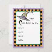 Halloween Shar-Pei Invitation (Achterkant)