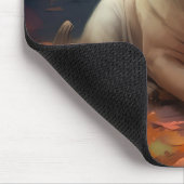 Halloween Shar Pei met pompoenen eng Muismat (Hoek)