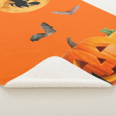 Halloween Sherpa Blanket Sherpa Deken (3/4)