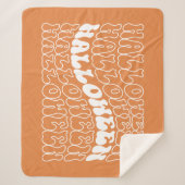 Halloween Sherpa Deken (Voorkant)