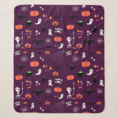 Halloween Sherpa Deken (Voorkant)