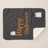 Halloween Sherpa Deken (Voorkant (horizontaal))