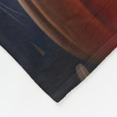 Halloween Shetland Sheepdog met pompoenen eng Fleece Deken (Hoek)