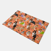 Halloween Shetland Sheepdog Sheltie Deurmat (Schuin)