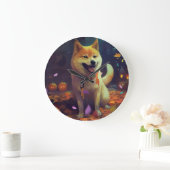 Halloween Shiba Inu met pompoenen eng Grote Klok (Huis)